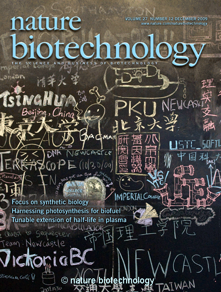 nature biotechnology 封面图